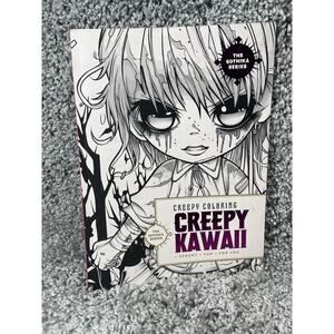 Adult Creepy Coloring Book The Gothika Series Zombie Horror Kawaii Mythic New